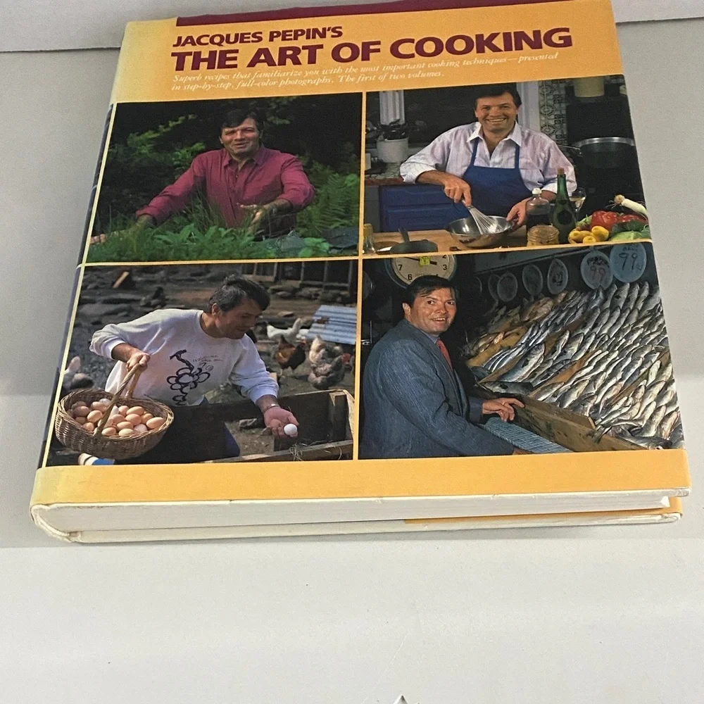 Jacques Pepin The Art of Cooking 1987 Vintage Cookbook